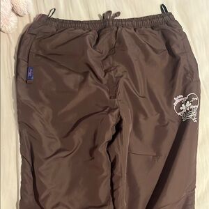 Brown Graphic Sweatpants